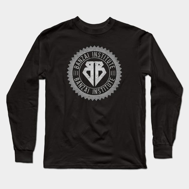 Banzai Institute [Steel/Worn] Long Sleeve T-Shirt by Roufxis